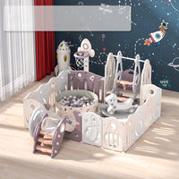 Foldable Baby Playpen with Toys Toddler Game Fence | Outer Space