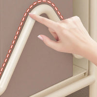 360° Steering Wheels Moveable Bookshelf, Mobile Rack 5 Tier Bookcases & Shelves