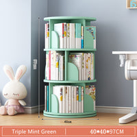 Children's rotating bookshelf