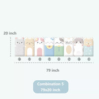 Anti-Collision Wall Stickers 3D Cartoon Anti-Collision Wall Sticker, Baby Room Warm Soft Bag, Tatami Wall, Bedside Wall Panel