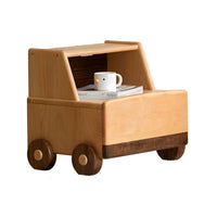 Wooden Children's Bedside Table Modern Simple Bedroom Storage Cabinet Home Cartoon Car Bedside Cabinet
