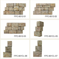 FPC Decorative Wall Panels 3d Wall Panels Crushed Rocks - Wall Stone