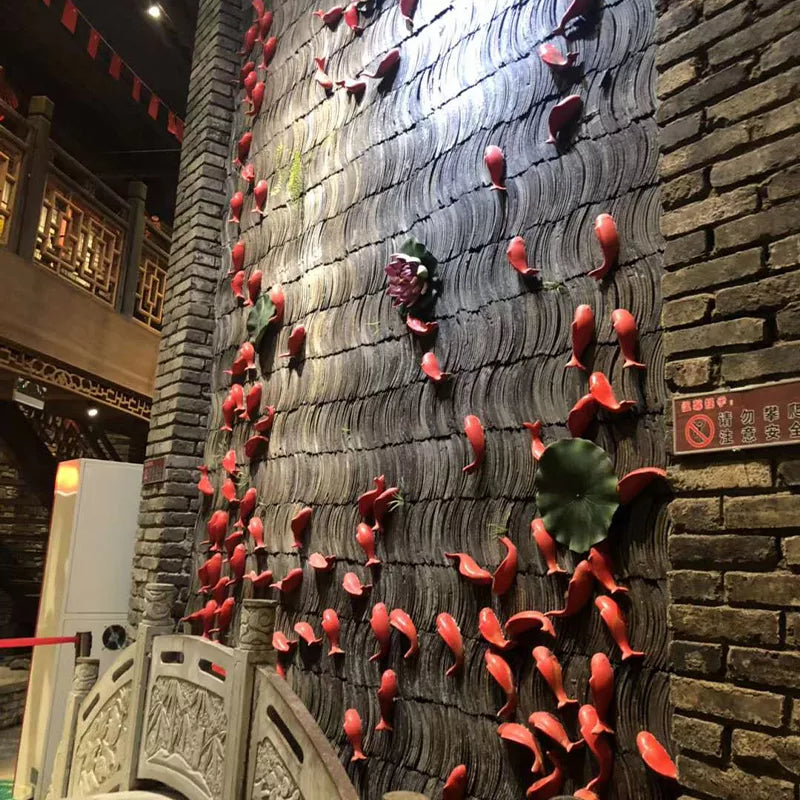 Outdoor Natural Ancient Tiles Wall Panels 3D Wall Panels-Retro Tiles