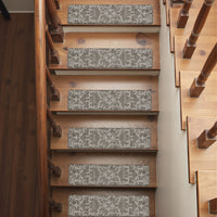 Staircase Step Treads Foam Stair Pads Cushioned | 8" x 30" PVC Material(Set of 2,12)