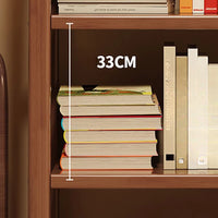 Floor-to-Ceiling Ladder Bookshelf, Solid Wood Multi-Layer Storage Bookcase Bookshelf for Living Room and Bedroom