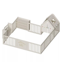 Safety Baby Playpen - Indoor Home Protective Barrier for Infants, Soft Crawling Mat and Secure Baby Gate for Children's Playtime