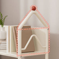 360° Steering Wheels Moveable Bookshelf, Mobile Rack 5 Tier Bookcases & Shelves