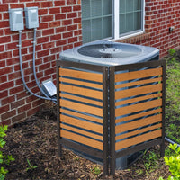 Outdoor Air Conditioner Fence Screen, Outside Wood Privacy Fence