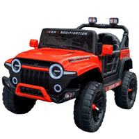 Ride On Truck 12V 7AH Ride On Toys with Remote Control 2 Seater Electric Ride On Cars for Kids Electric Vehicles, Power Wheels Jeep, 180LBS Load Capacity, EVA Rubber Tires
