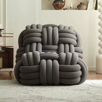 Upholstered Lounge Chair Creative Woven Leisure Chair Light Luxury Single Sofa Chair