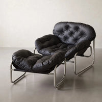 Single Sofa Chair Minimalist Light Luxury Cream Style Leisure Chair Living Room Vintage Bauhaus Style Retro Chair