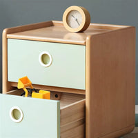 Bedside Table Wooden Nightstand Modern Bedside Storage Cabinet Bedroom Home Small Children's Storage Cabinet Bedroom Furniture