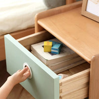 Bedside Table Wooden Nightstand Modern Bedside Storage Cabinet Bedroom Home Small Children's Storage Cabinet Bedroom Furniture
