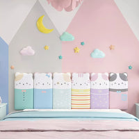 Anti-Collision Wall Stickers 3D Cartoon Anti-Collision Wall Sticker, Baby Room Warm Soft Bag, Tatami Wall, Bedside Wall Panel