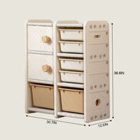 Classic Children's Toy Multi-layer Storage Rack, Baby Storage Cabinet Rack Storage Rack