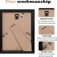 Picture Frames Collage Wall Decor, 10 Pack Gallery Wall Frame Set for Wall Mounting or Tabletop Display