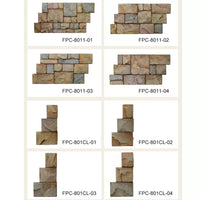 FPC Decorative Wall Panels 3d Wall Panels Crushed Rocks - Wall Stone