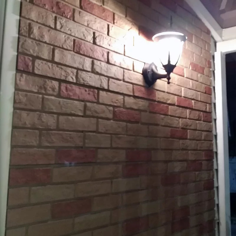 PU 3D Faux Brick Wall Panels Red Brick Wall Panel Imitation Stone Wall Panel