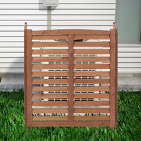 Outdoor Air Conditioner Fence Screen, Outside Wood Privacy Fence