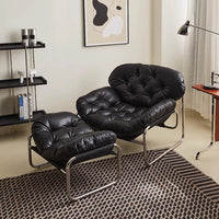 Single Sofa Chair Minimalist Light Luxury Cream Style Leisure Chair Living Room Vintage Bauhaus Style Retro Chair