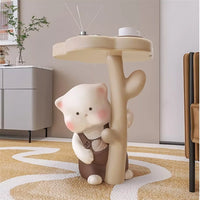 Sculpture Statue Large Floor Decorations Placement Ornaments Living Room TV Cabinet Next to The Tray Storage Decorations Modern Home Decoration