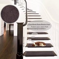 Bullnose Carpet Stair Treads | Ultra Plush Soft (Set of 15,14,7,2)