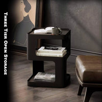 nightstand,Small End Table, Modern Nightstand, Accent Bedside Table, 3 Tier Night Stands, Metal Bed Side Table for Living Room Bedroom Outdoor Entryway, No Assembly Required