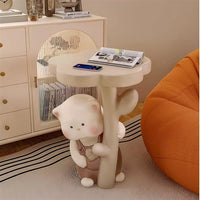 Sculpture Statue Large Floor Decorations Placement Ornaments Living Room TV Cabinet Next to The Tray Storage Decorations Modern Home Decoration