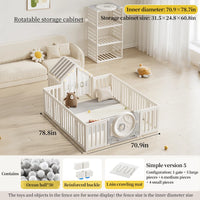 Small Play Yard Playpen Indoor Multifunctional Newborn Playpen | Astronaut