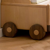Wooden Children's Bedside Table Modern Simple Bedroom Storage Cabinet Home Cartoon Car Bedside Cabinet