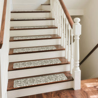 Staircase Step Treads Foam Stair Pads Cushioned | 8" x 30" PVC Material(Set of 2,12)