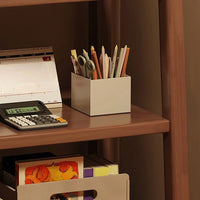 Floor-to-Ceiling Ladder Bookshelf, Solid Wood Multi-Layer Storage Bookcase Bookshelf for Living Room and Bedroom