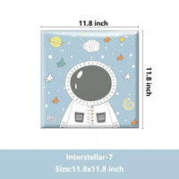 3D Anti-Collision Wall Padding for Kids, Peel and Stick Upholstered Wall Panels Headboard for Tatami, Living Room, Kids Bedroom, Playroom, Baby Protector Wall Stickers (10 Pieces)