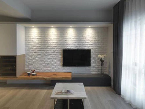 PU 3D Faux Stone Wall Panels Red Brick Wall Panel Imitation Stone Wall Panel