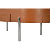 Coffee Table, Lift Top Coffee Tables for Living Room, Wooden Center Tables with Hidden Compartment and 360-degree Marble-Patterned Rotating Tray, 47.2'', (Brown)