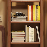 Floor-to-Ceiling Ladder Bookshelf, Solid Wood Multi-Layer Storage Bookcase Bookshelf for Living Room and Bedroom