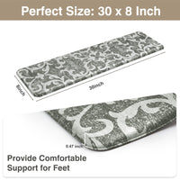 Staircase Step Treads Foam Stair Pads Cushioned | 8" x 30" PVC Material(Set of 2,12)