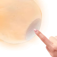 Elephant Lamp Bedside TableWith Decorative Led Light White Nightstand