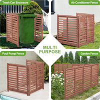 Outdoor Air Conditioner Fence Screen, Outside Wood Privacy Fence