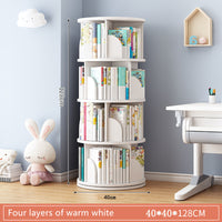 Children's rotating bookshelf