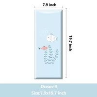 Wall Panels – Soft Cushioned Wall Stickers Adorable cartoon ocean wall decals, soft padded panels for child safety and protection (10 Pieces)