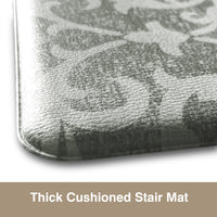 Staircase Step Treads Foam Stair Pads Cushioned | 8" x 30" PVC Material(Set of 2,12)