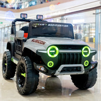 Ride On Truck 12V 7AH Ride On Toys with Remote Control 2 Seater Electric Ride On Cars for Kids Electric Vehicles, Power Wheels Jeep, 180LBS Load Capacity, EVA Rubber Tires