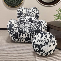 Single Sofa Chair, Minimalist Living Room Lazy Sofa Single Seat Creative Hydrangea Lounge Chair