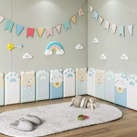 Anti-Collision Wall Stickers 3D Cartoon Anti-Collision Wall Sticker, Baby Room Warm Soft Bag, Tatami Wall, Bedside Wall Panel