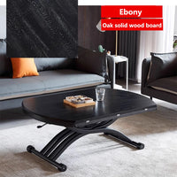 Multifunctional Lift-Top Coffee Table and Dining Table - Space-Saving Design for Small Apartments, Adjustable Height with Easy Lift Mechanism, Eco-Friendly Solid Wood, SGS Certified Safety for Durable Use