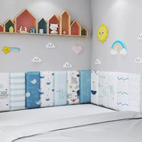 Wall Panels – Soft Cushioned Wall Stickers Adorable cartoon ocean wall decals, soft padded panels for child safety and protection (10 Pieces)
