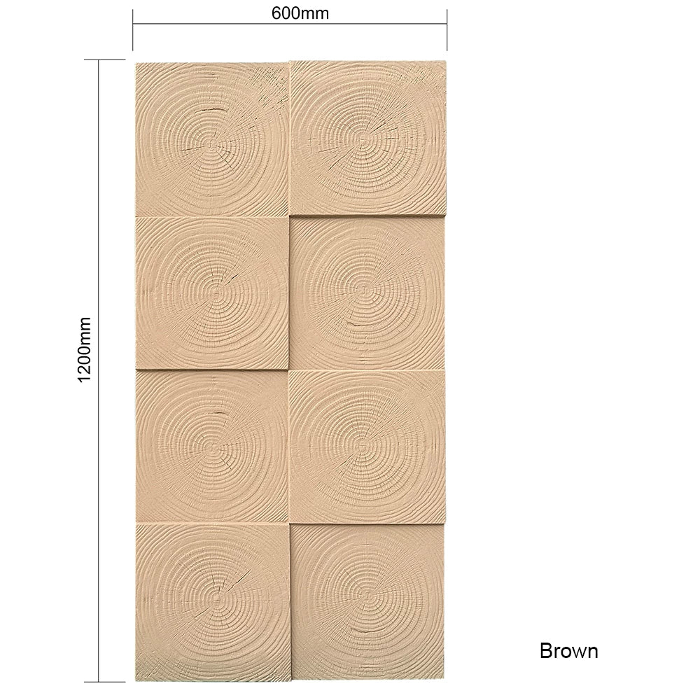 Indoor Faux Brick Wall Panels 3d Wall Panels – Growth Ring Tree