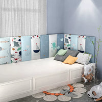 Wall Panels – Soft Cushioned Wall Stickers Adorable cartoon ocean wall decals, soft padded panels for child safety and protection (10 Pieces)