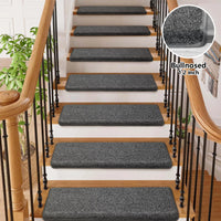 Bullnose Carpet Stair Treads (Set of 14,7,2,14+1)